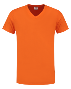 T-Shirt V Hals Fitted